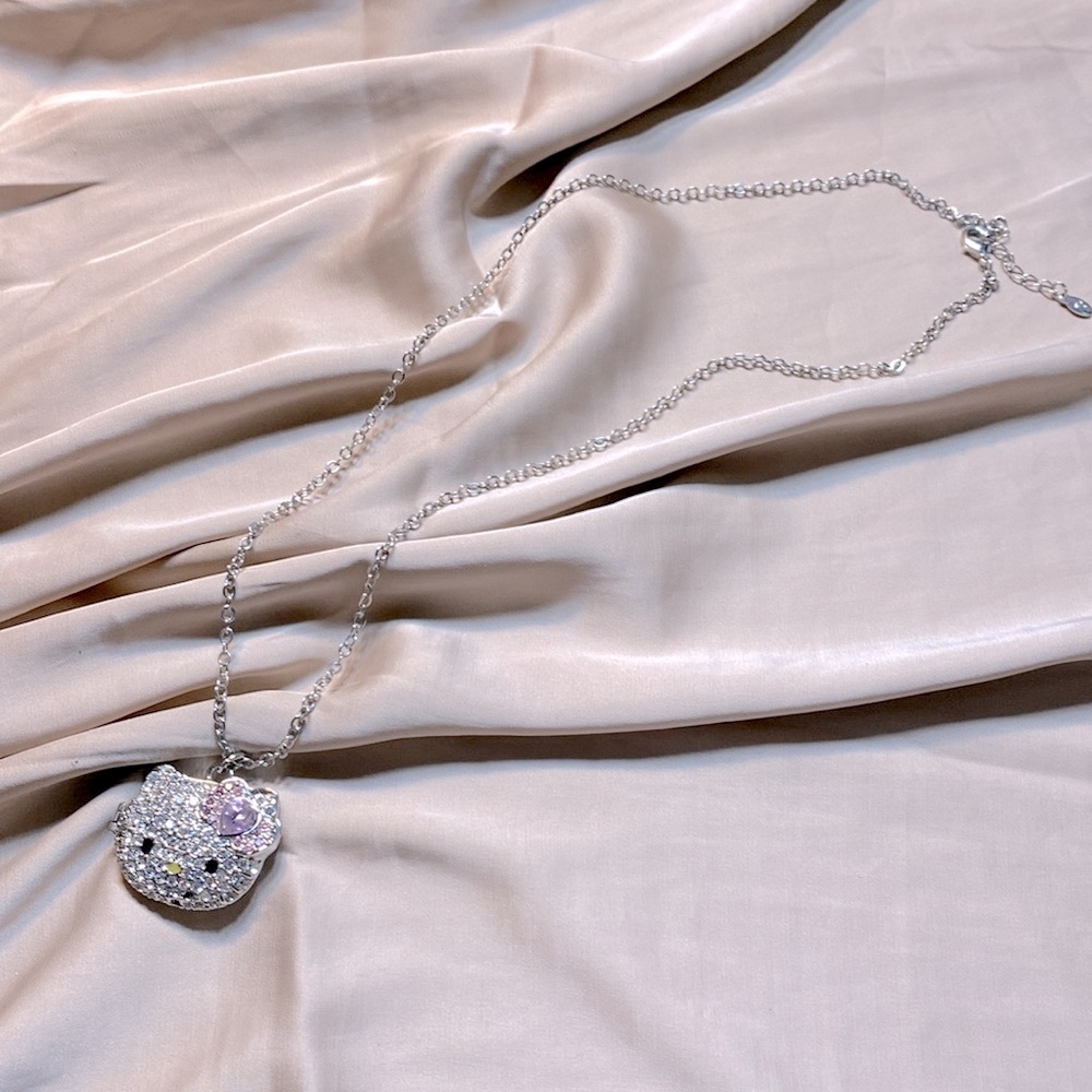 Hello Kitty Silver Locket Necklace - Picture 3 of 7